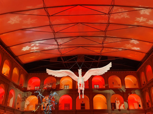 Advent market in the Stallburg