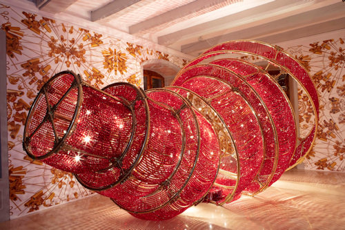 Ai Weiwei's Descending Light with A Missing Circle