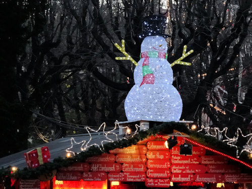 Booth at the Altes AKH Christmas market