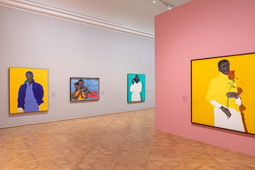 View of an exhibition gallery