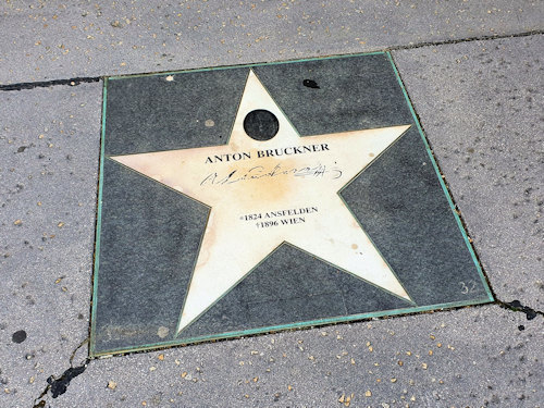 Anton Bruckner pavement star