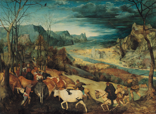 Bruegel's autumn paiting