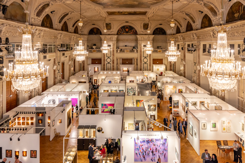 Art fair in a historical venue