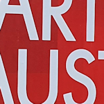 Part of an art fair logo
