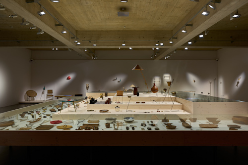 Design objects in an exhibition