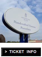 Augarten porcelain sign