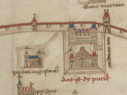 Part of a medieval church map