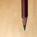 Tip of a pencil