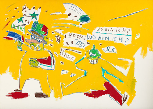 Untitled (infantry) by Basquiat