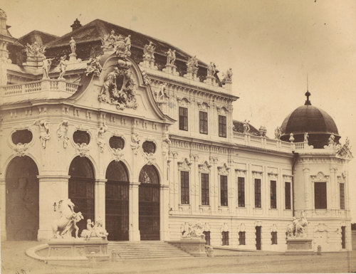 Front of Belvedere in the 19th century