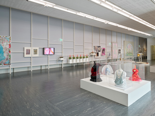View of the interior of the 2023 Bertlmann exhibition