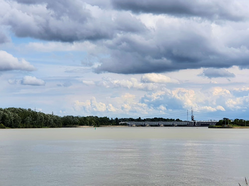 View of the Danube in Vienna