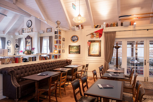 Inside view of the Bootshaus