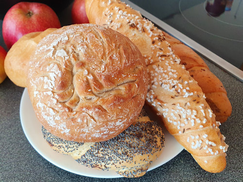 Selection of Austrian bread rolls