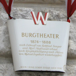 Burgtheater sign