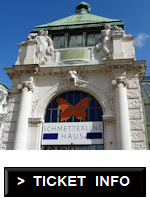 Butterfly house entrance