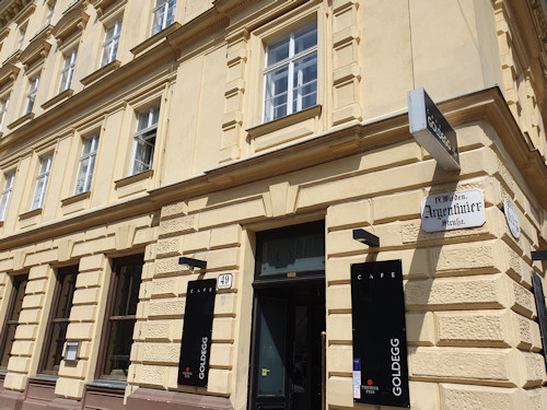 Front of Café Goldegg