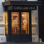Cafe Sacher doorway