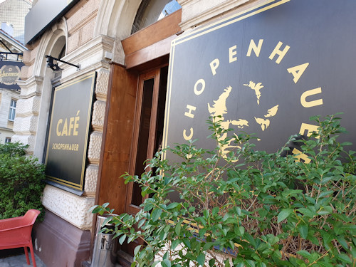 Entrance to Café Schopenhauer