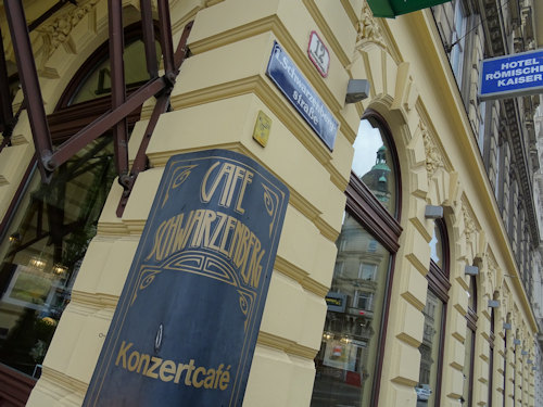 View down Schwarzenbergstraße