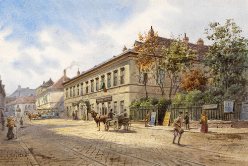 Painting of Casino Zögernitz from c.1880