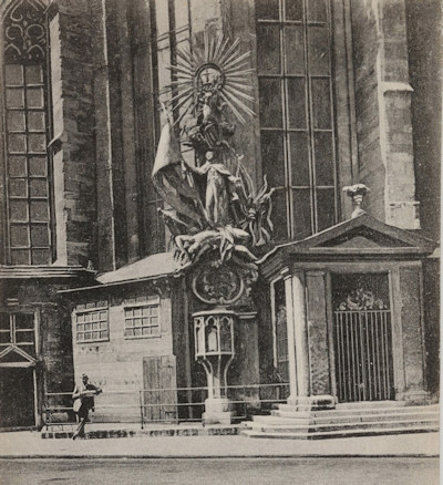 The exit from the catacombs photographed in the early 1920s; Wien Museum Inv.-Nr. 106259/3