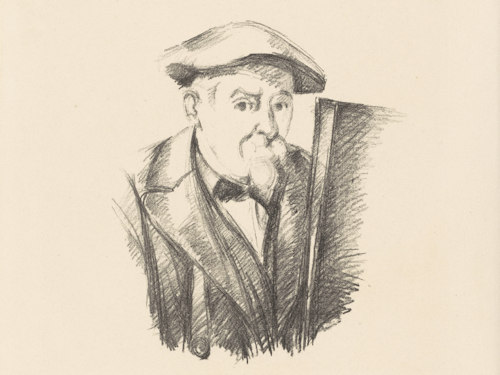 Self-portrait of the artist, Cézanne
