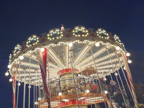 Christmas merry-go-round