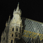 The cathedral at night