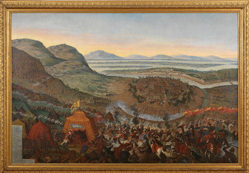 Painting of the siege of Vienna