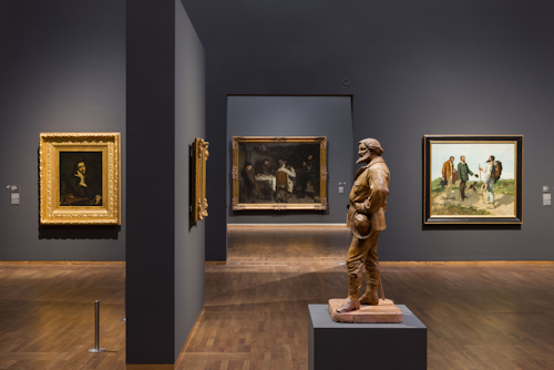 View of an exhibition gallery