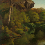 A painted riverscape