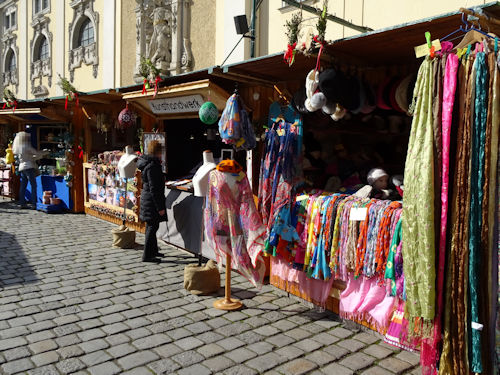 Craft stalls at the Freyung