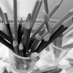 Pencils in a jar
