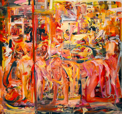 Painting by Cecily Brown
