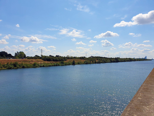 View along the Neue Donau