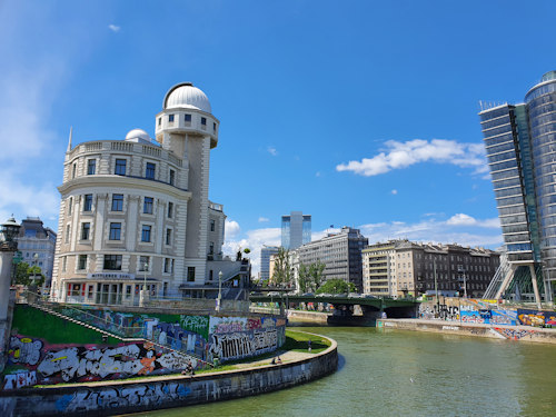 The Donaukanal at the Urania