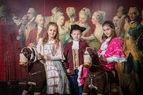 Dressing up at the Children's Museum