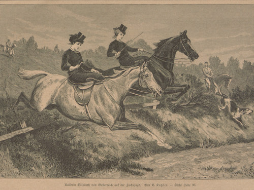 Empress Elisabeth fox hunting