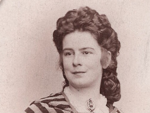 Photo of Empress Elisabeth from the 1860s