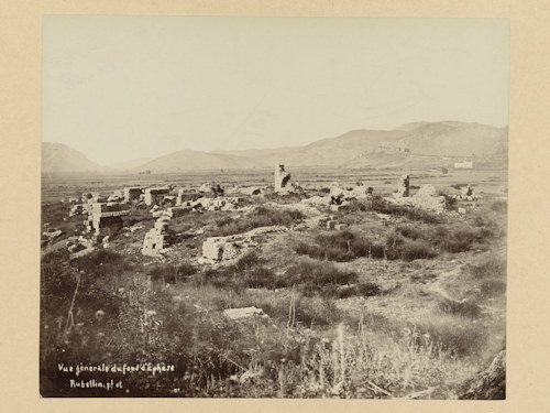 The ruins at Ephesos