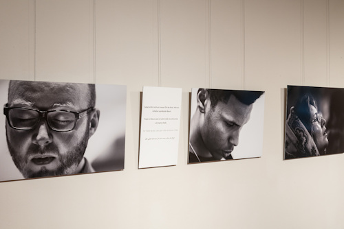View of the Faces at Prayer exhibition