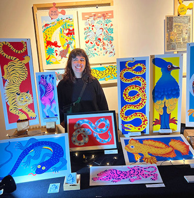 Artist exhibiting at Fanzineist