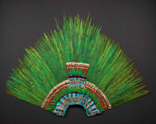 The Quetzal feather headdress