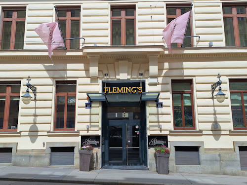 Entry to the Fleming's hotel