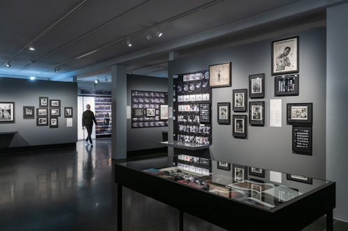 View of a photography exhibition