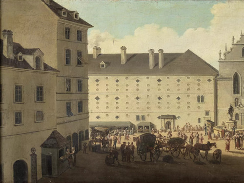 The Franziskanerplatz in 1814