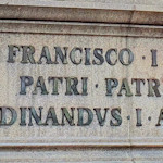 Inscription on the Emperor Franz statue