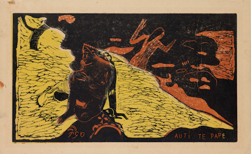 Gauguin woodcut