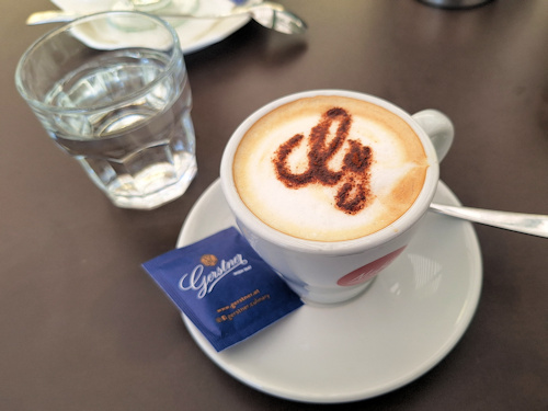A cappuccino